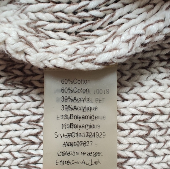 Alice & Olivia Knit Shrug In Oatmeal Size Medium - Picture 7 of 7